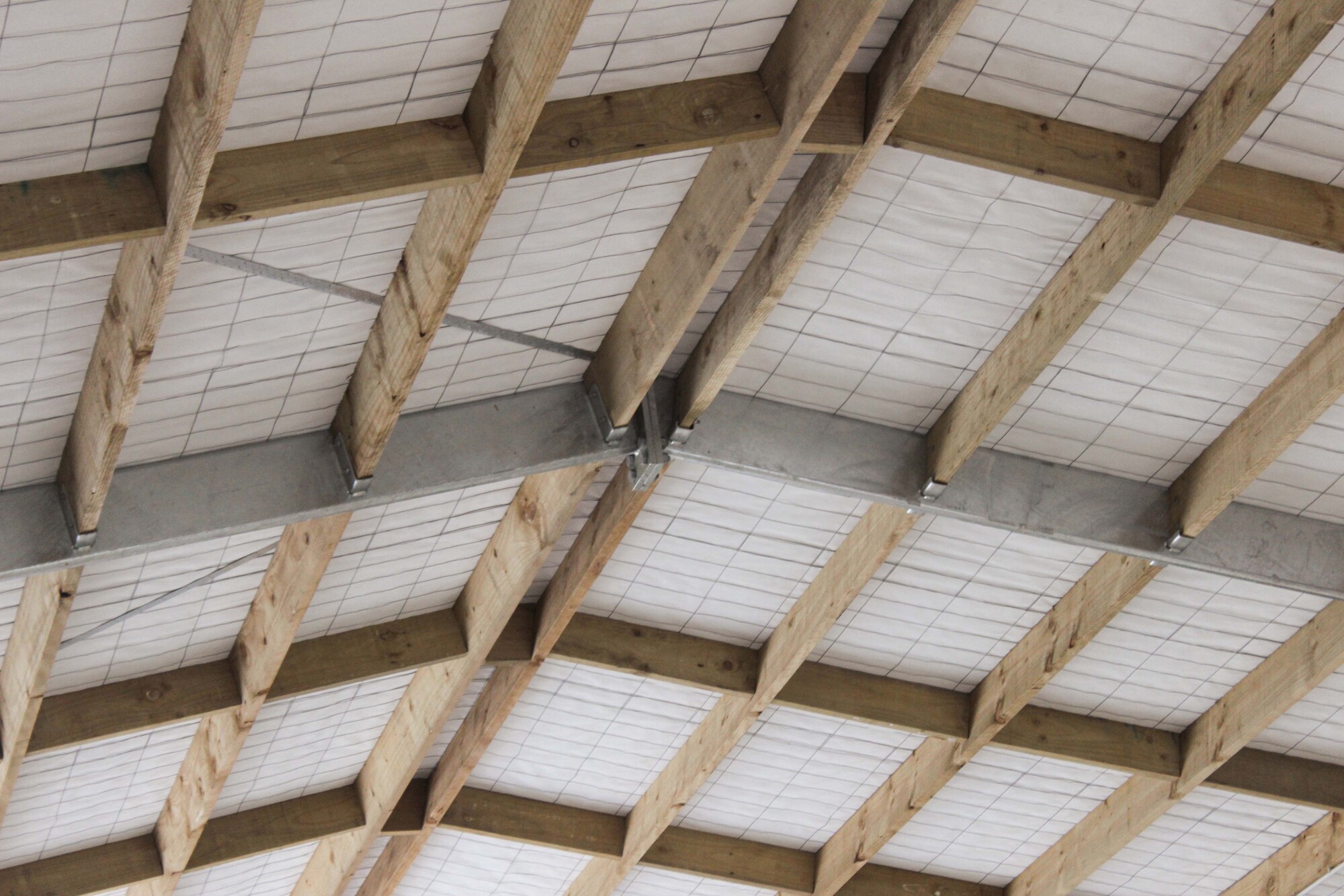 Alpine Steel rafters, pre-dried timber framing