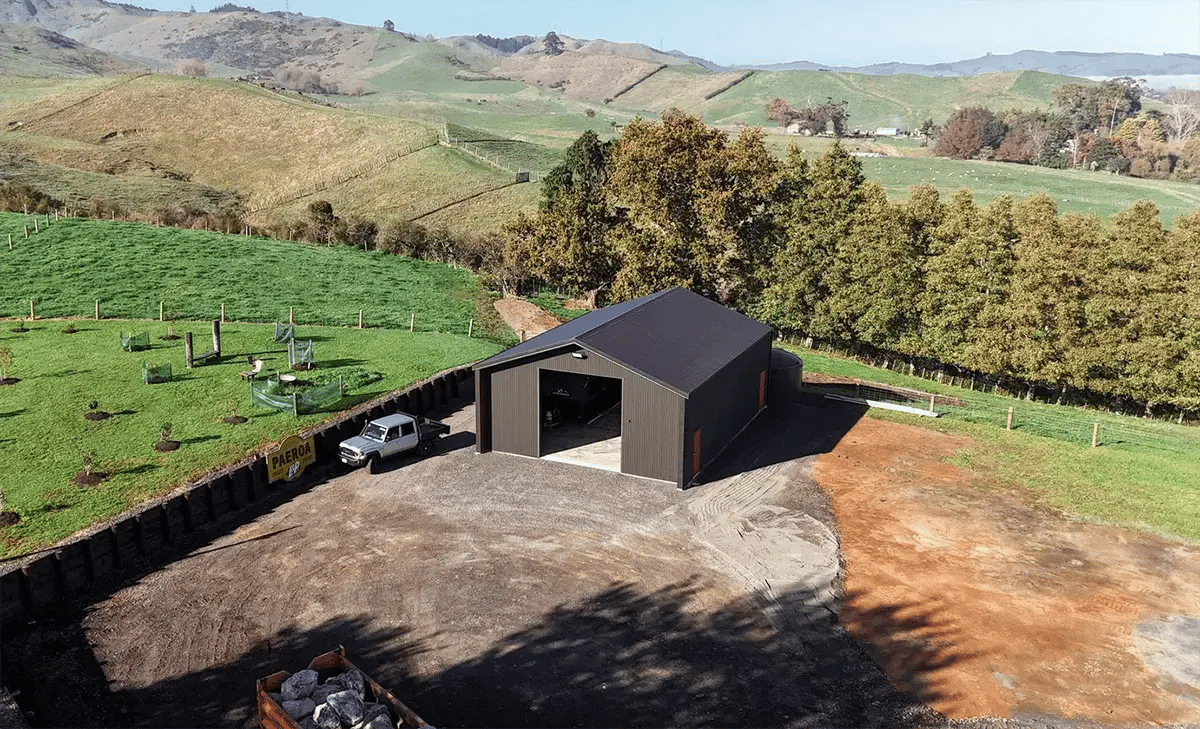 Alpine lifestyle kitset pole shed