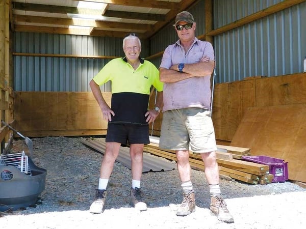 Mike Wright & Tony talk about building an Alpine timber shed