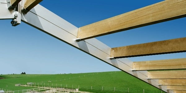 Bird proof rafters inside a shed