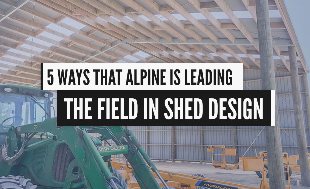 Alpine kitset sheds nz