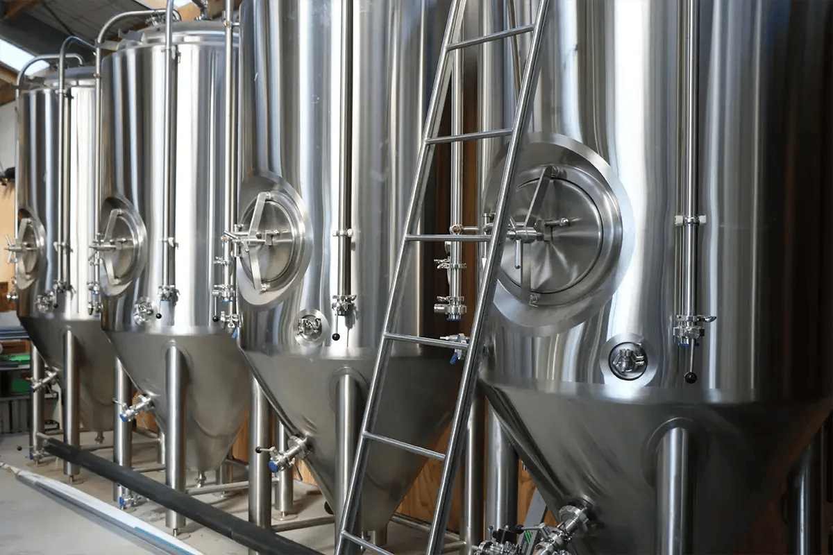 Brewery production shed