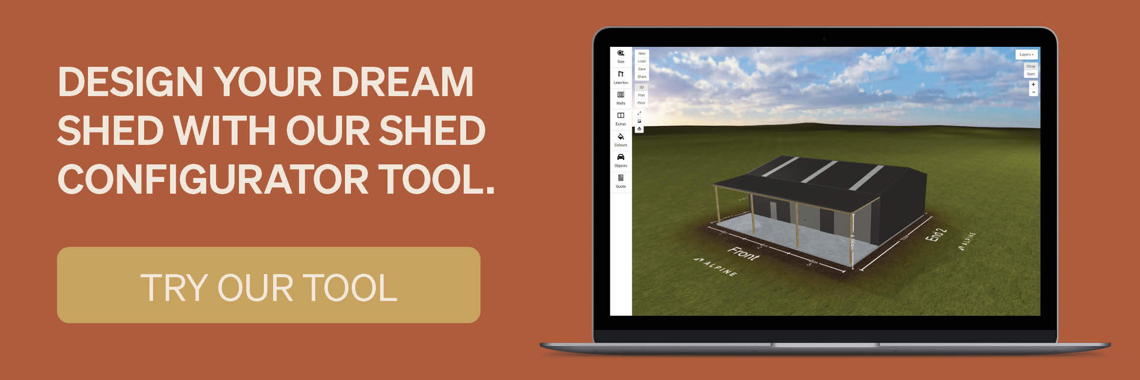 CTA Shed Configurator 3