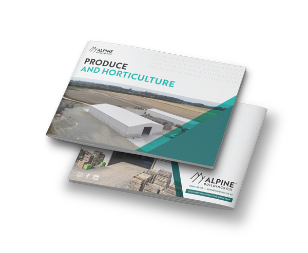 Produce storage shed