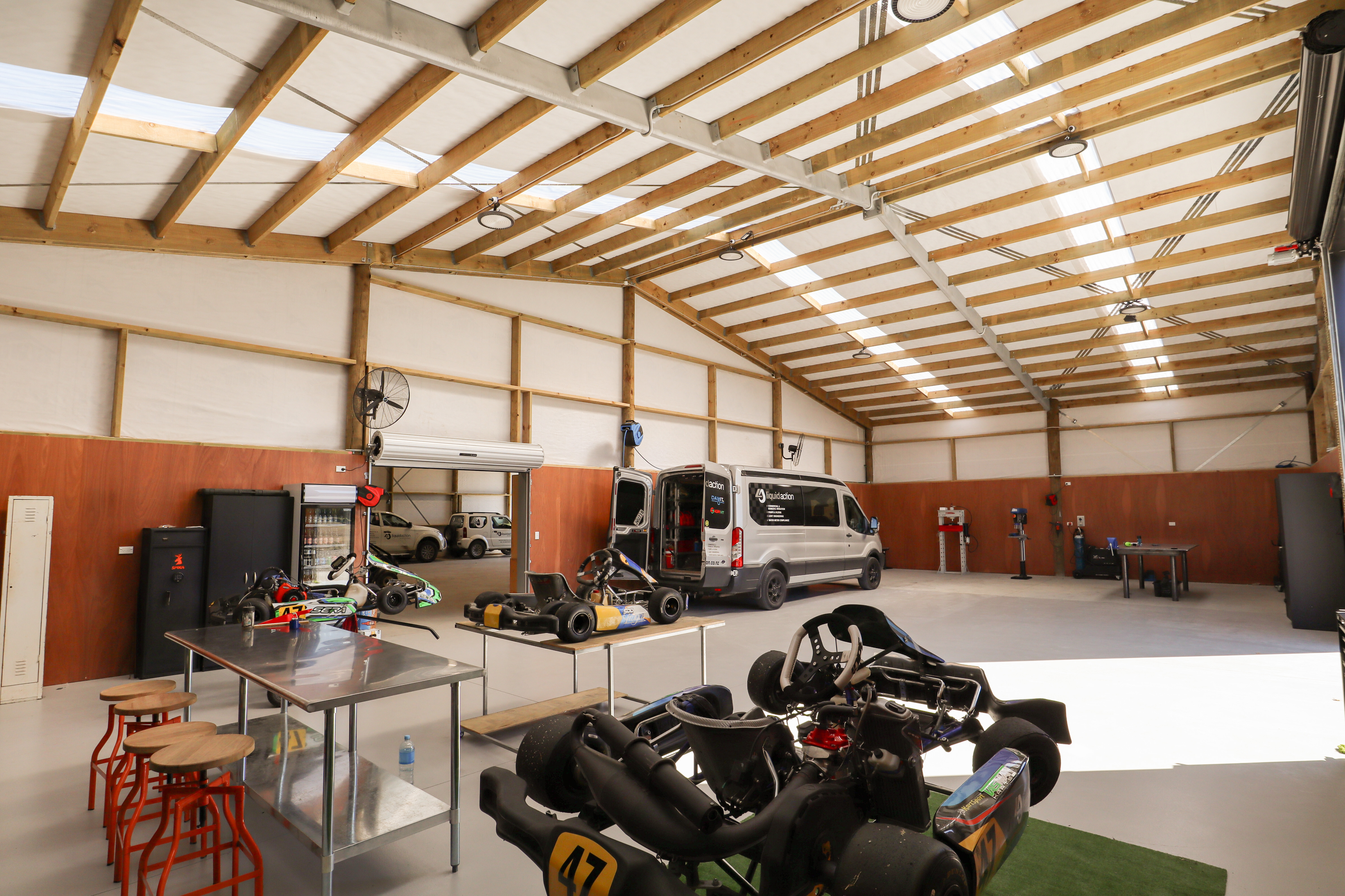 Alpine Shed, Mancave, Workshop, Timber Purlins, Structural Steel Rafter