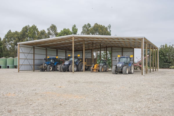 Machinery storage shed nz