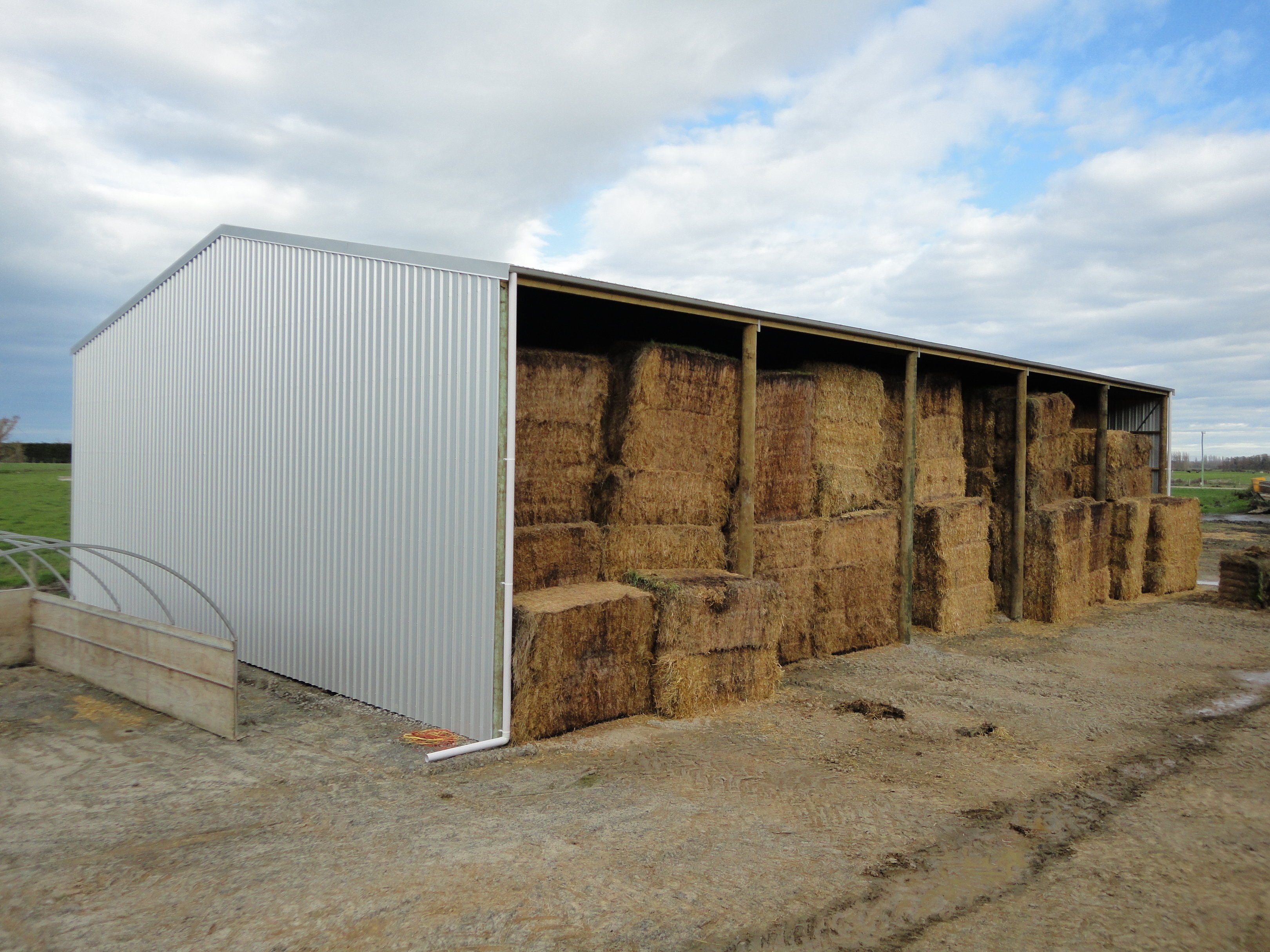 Gable hay shed kitset for sale
