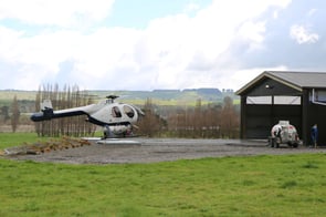 helicopter shed