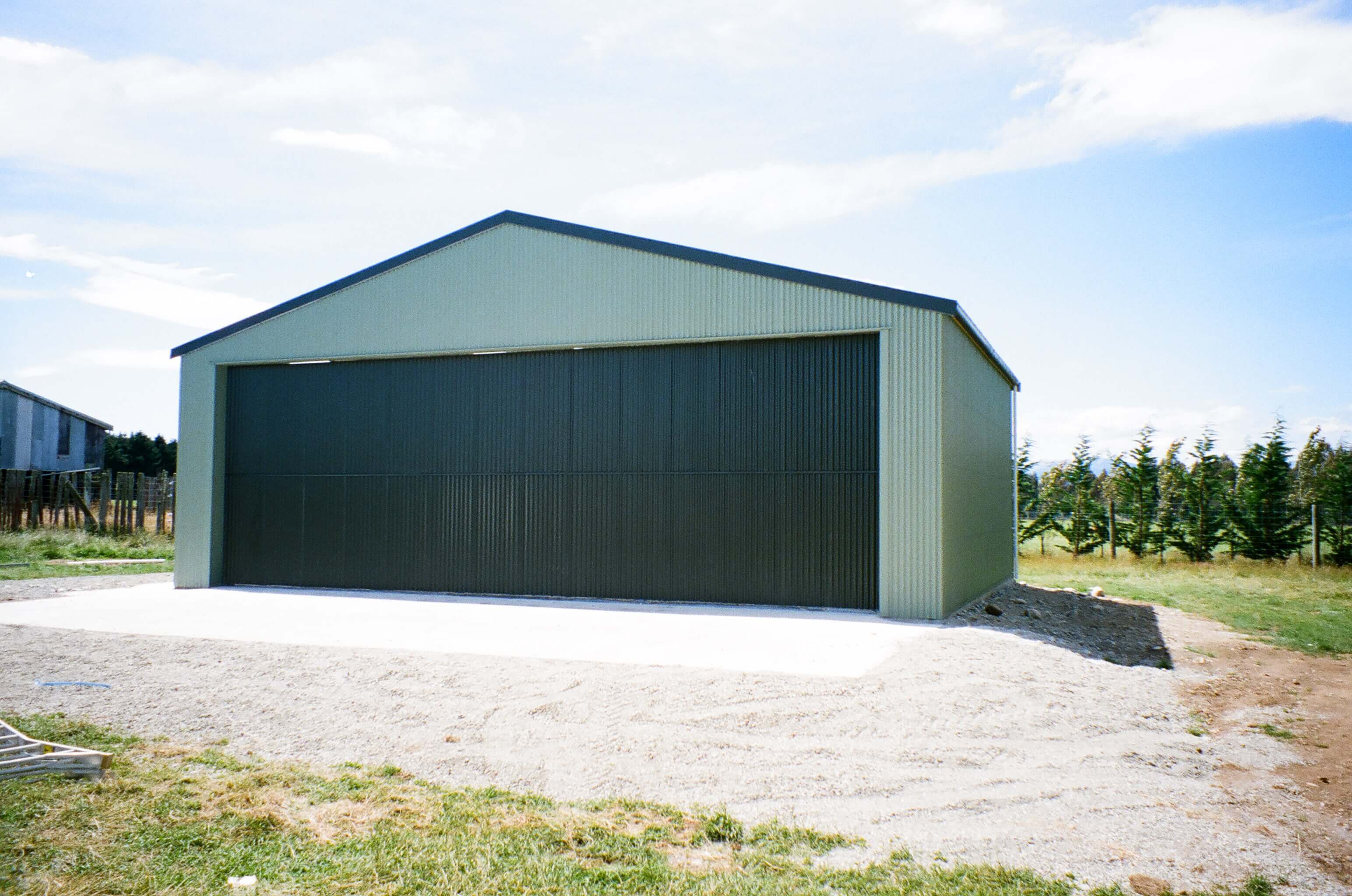 An Alpine Buildings hangar can complete you landscape