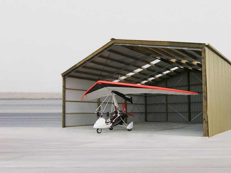 This glider looks great in an Alpine hangar
