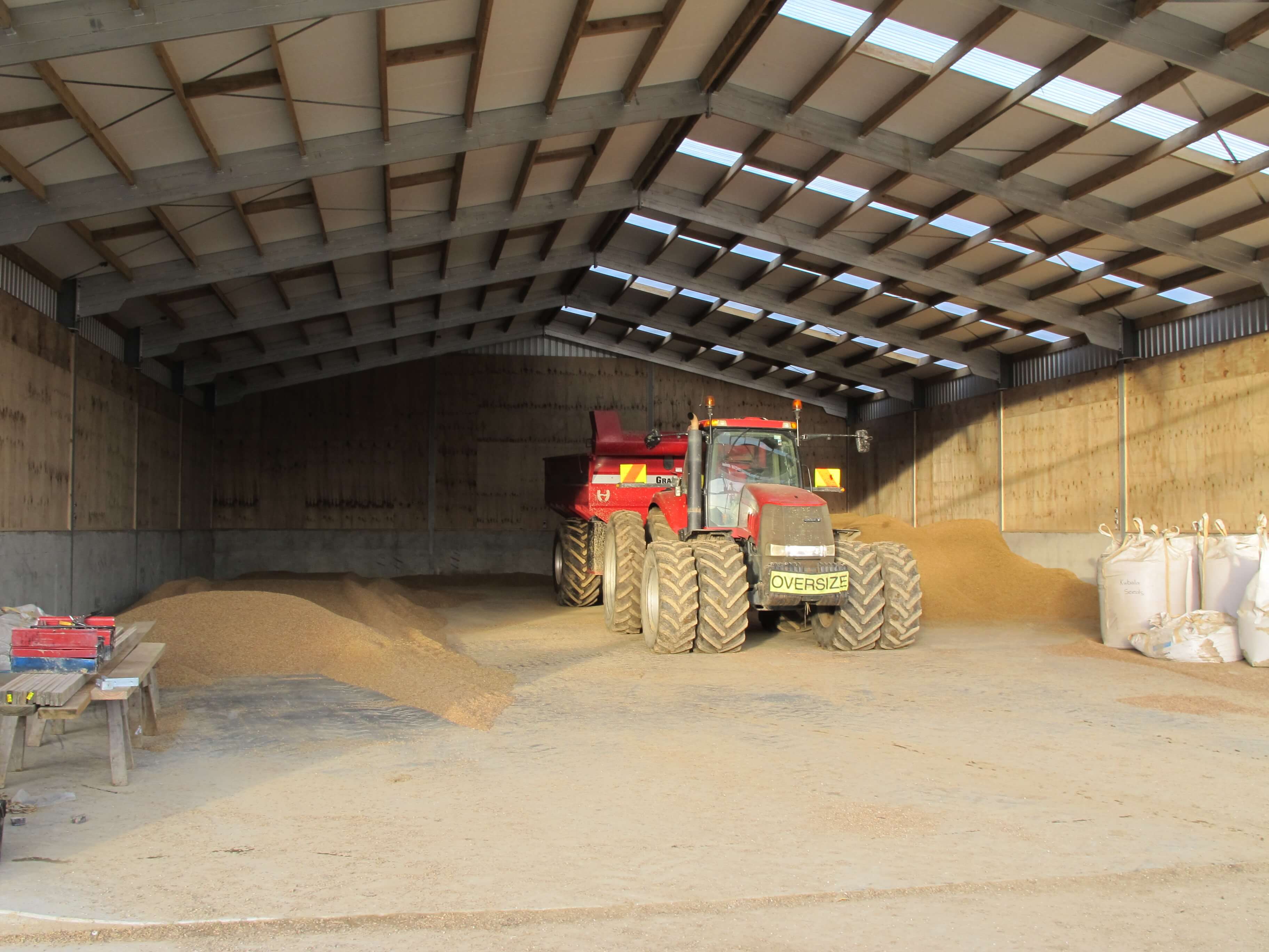 New farm sheds