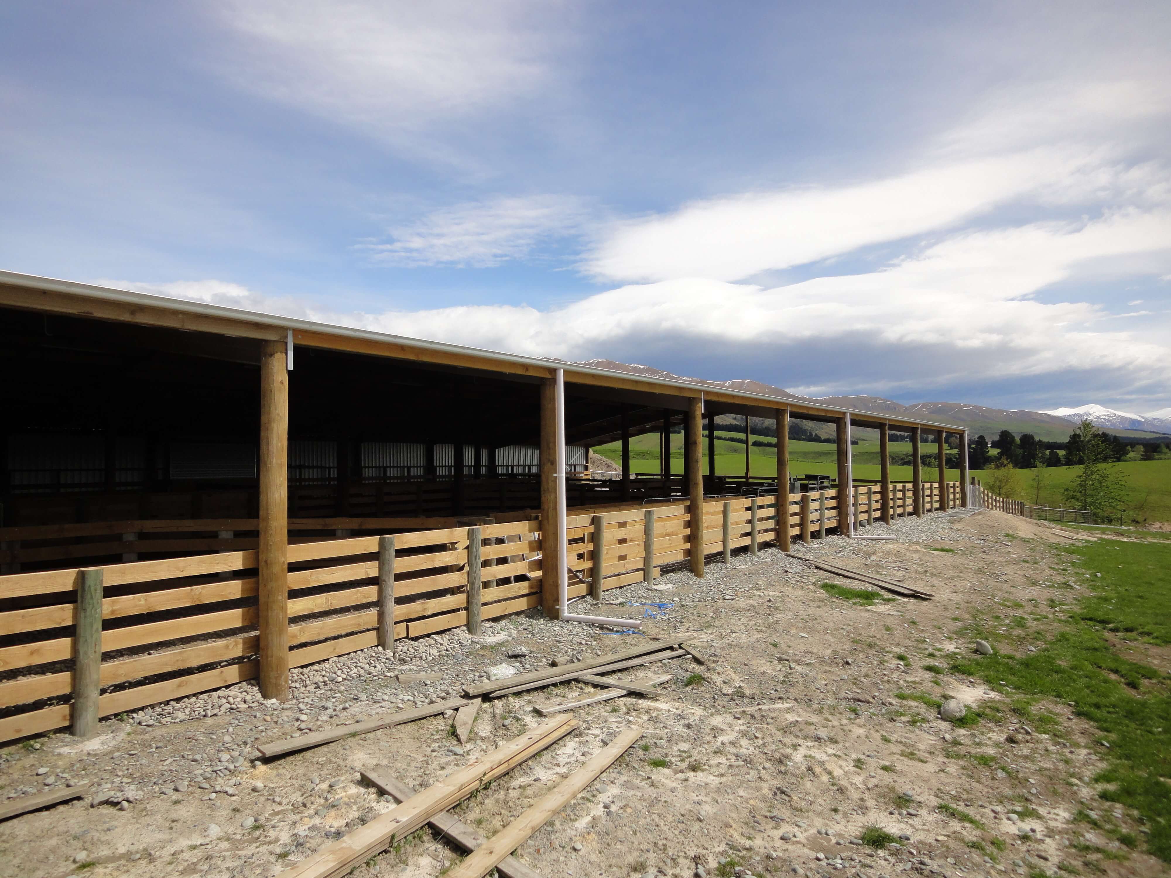 Animal health and safety is important with an Alpine animal shelter design