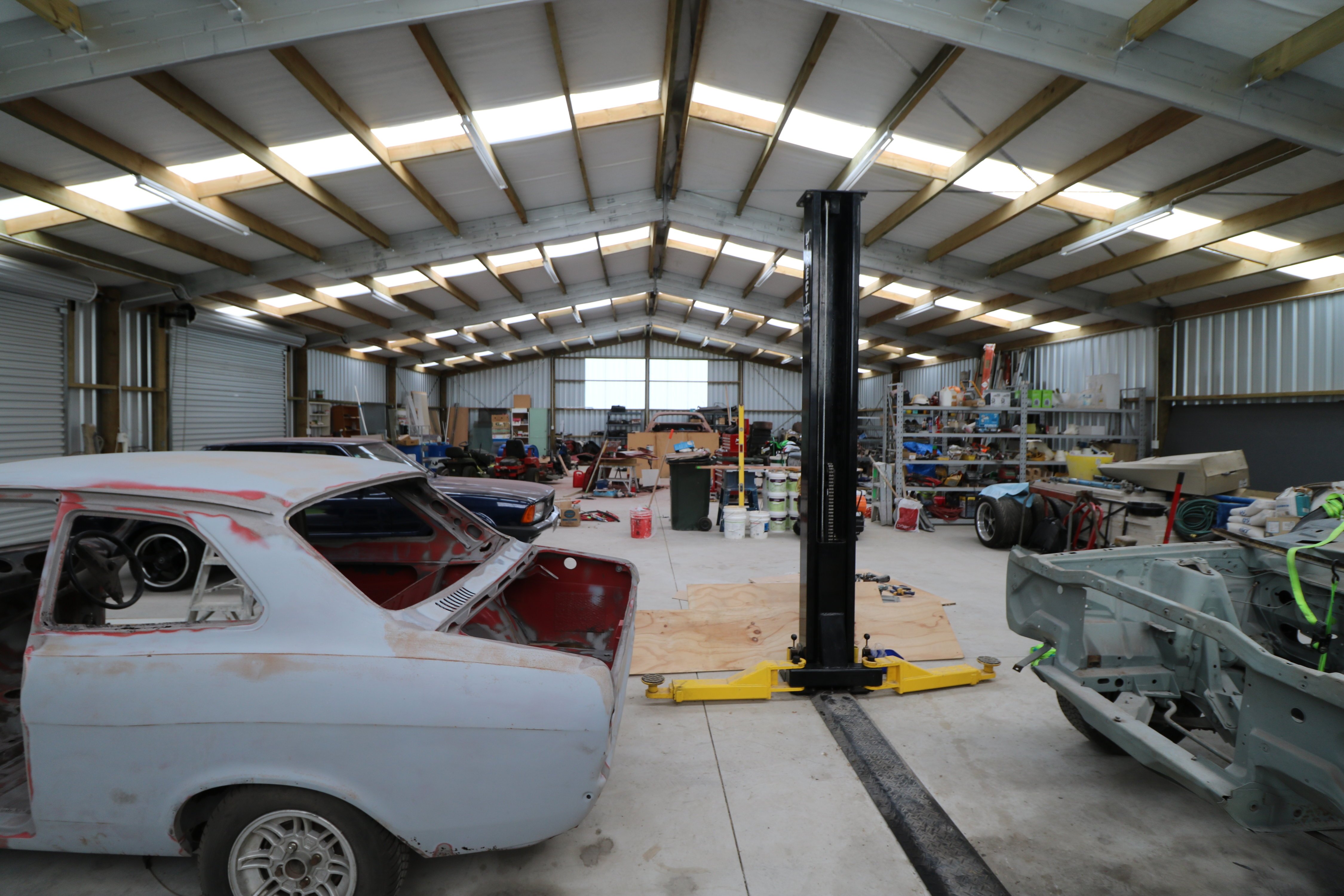 Work on your cars and projects in your very own man cave