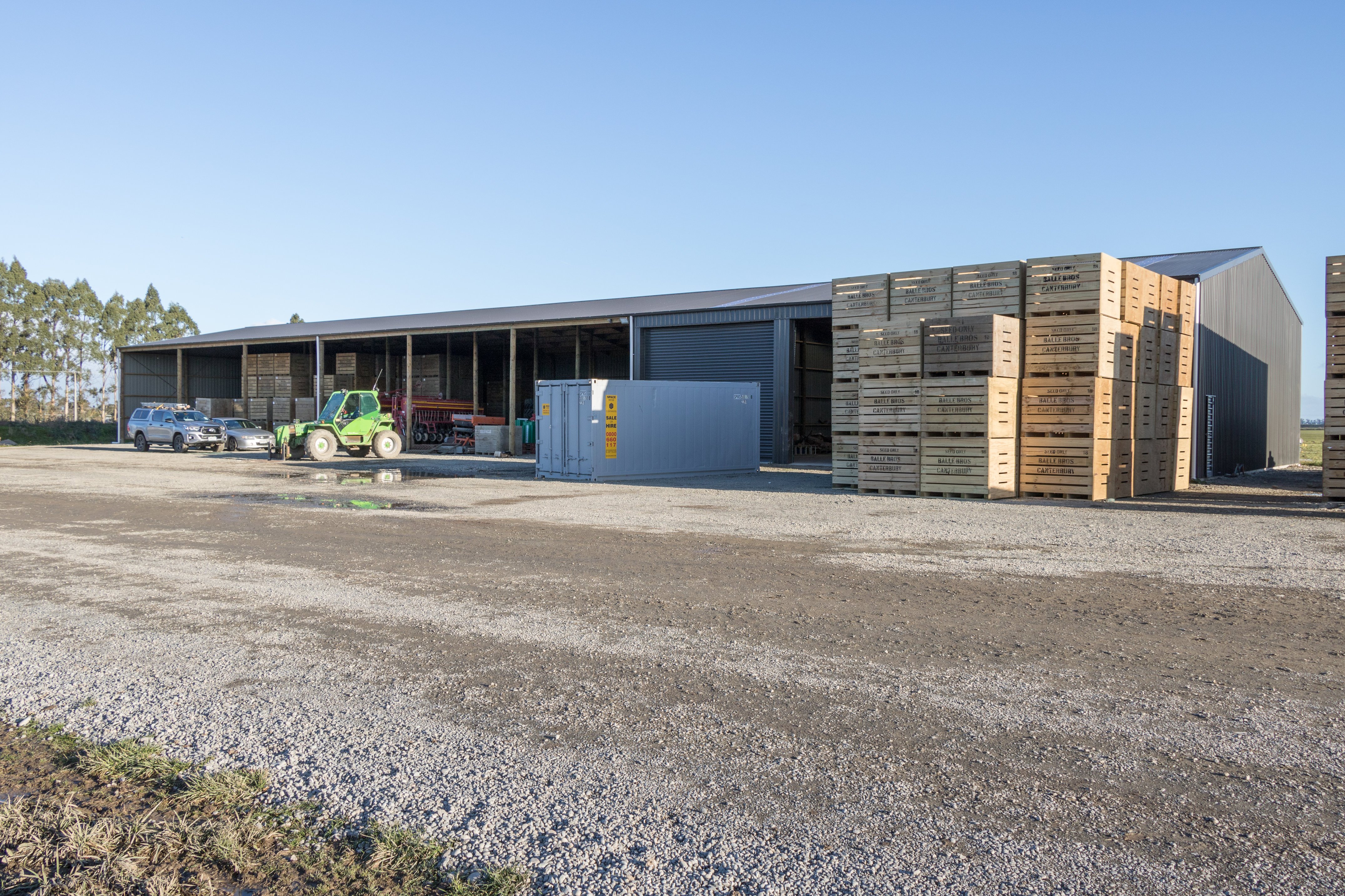 We understand the importance of space and versatility in produce sheds