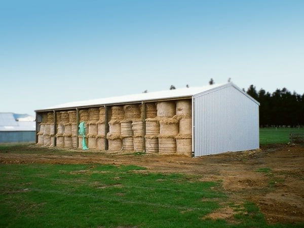 Storing hay