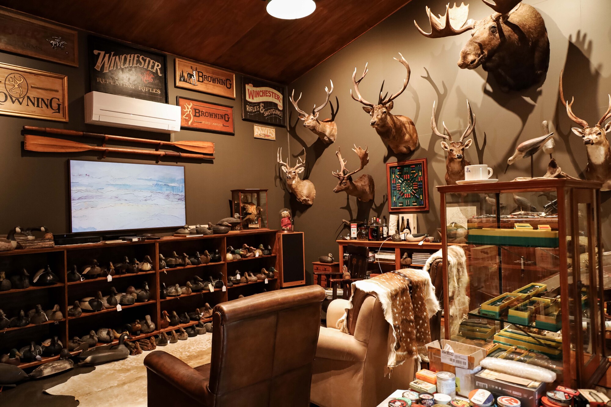 Alpine lifestyle and mancave shed