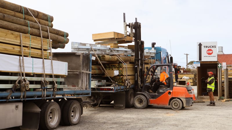 Alpine kitset being loaded onto truck for full delivery
