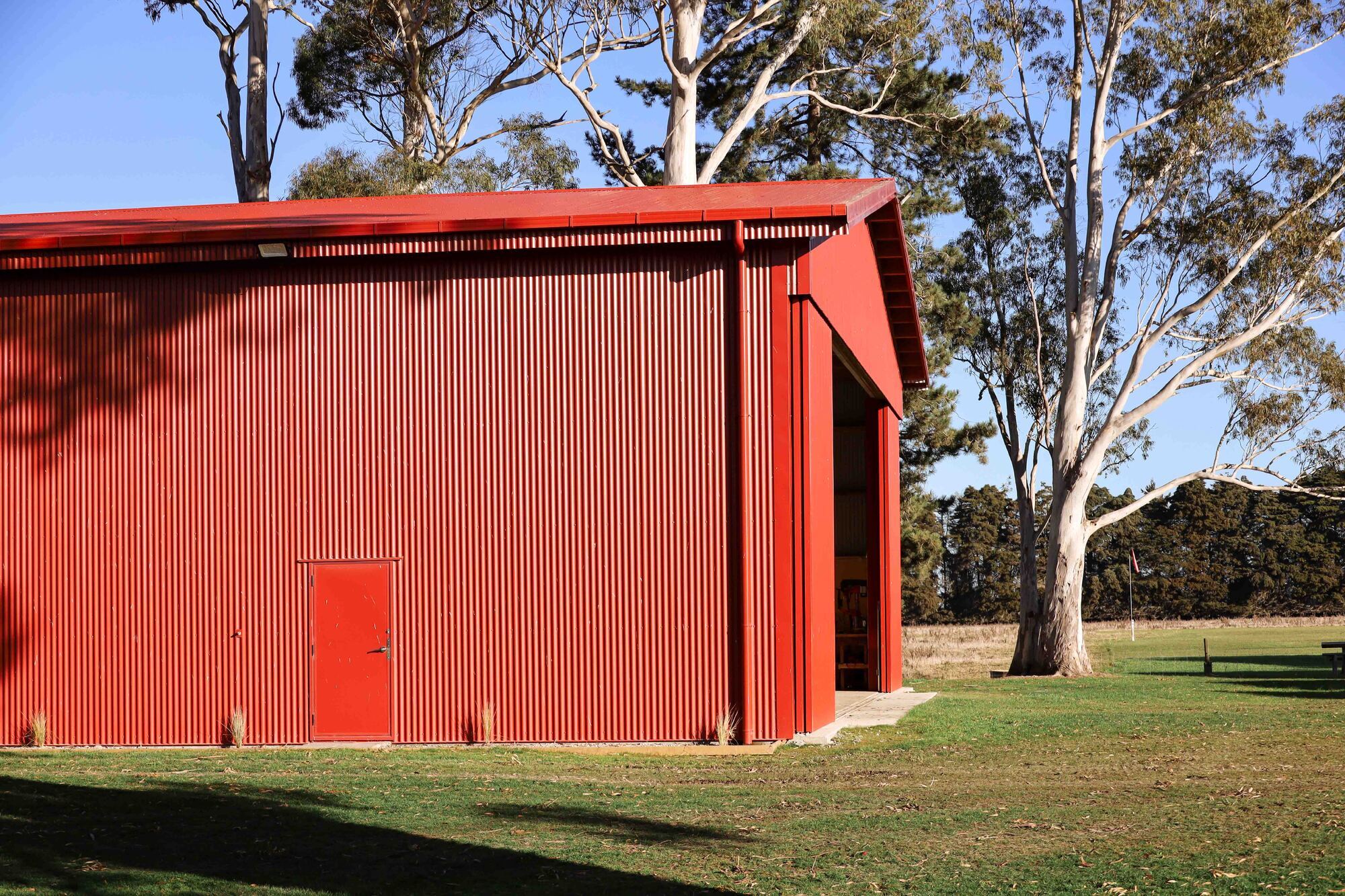 Alpine shed for implements and drying seeds