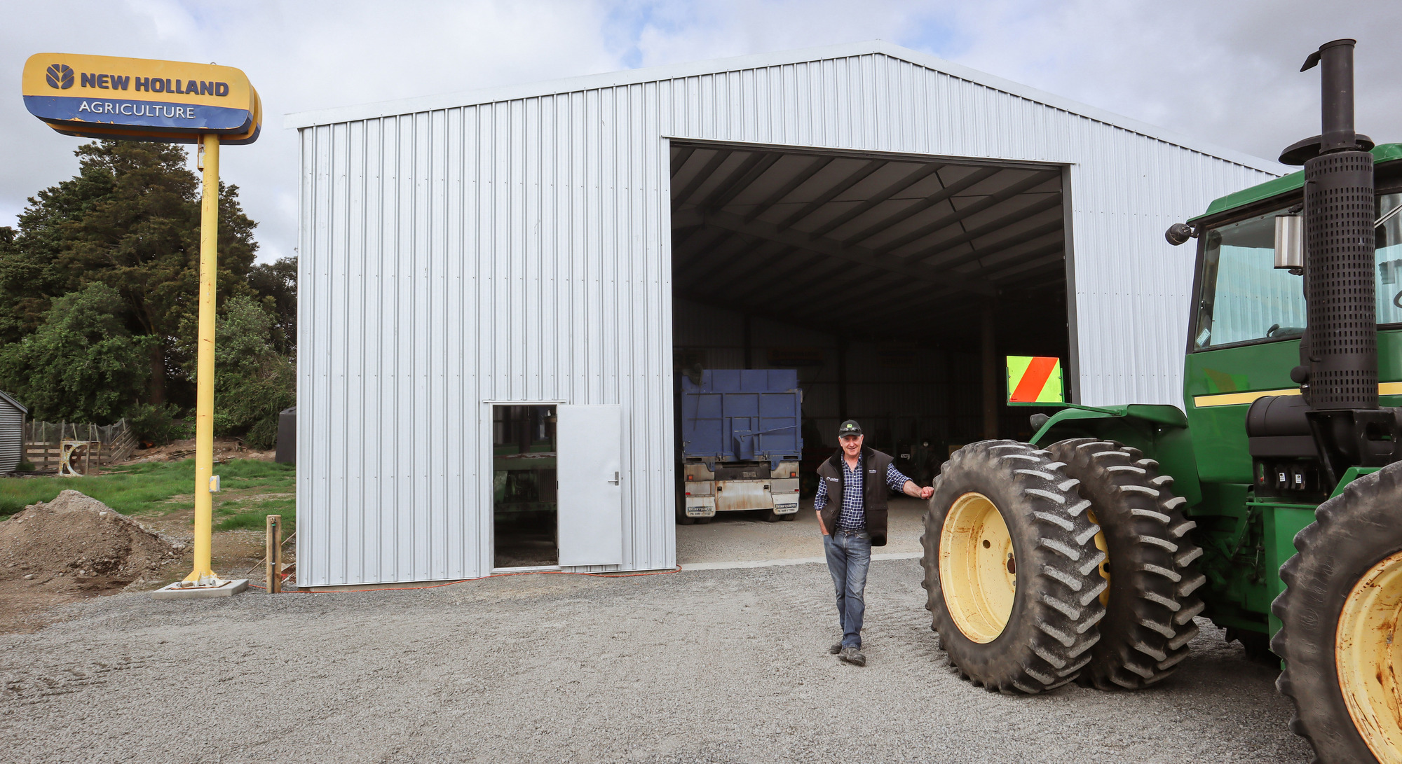 Alpine tractor shed