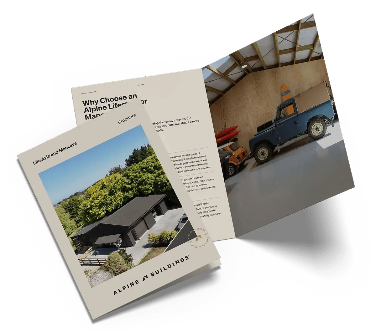 LIfestyle and Mancave brochure