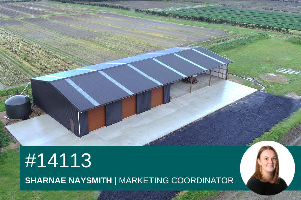 15m x 36m implement storage shed