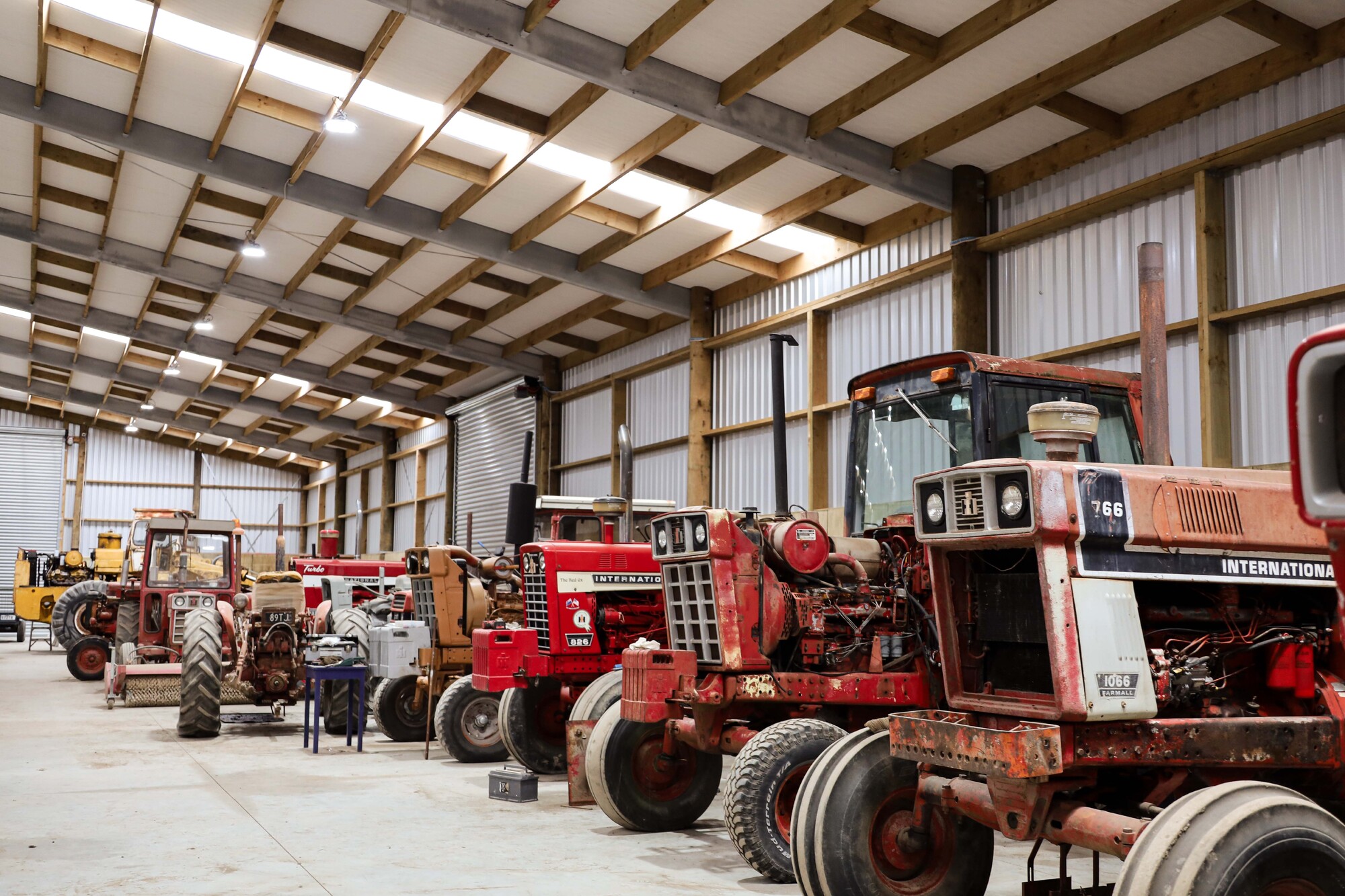 Alpine shed tractor collection