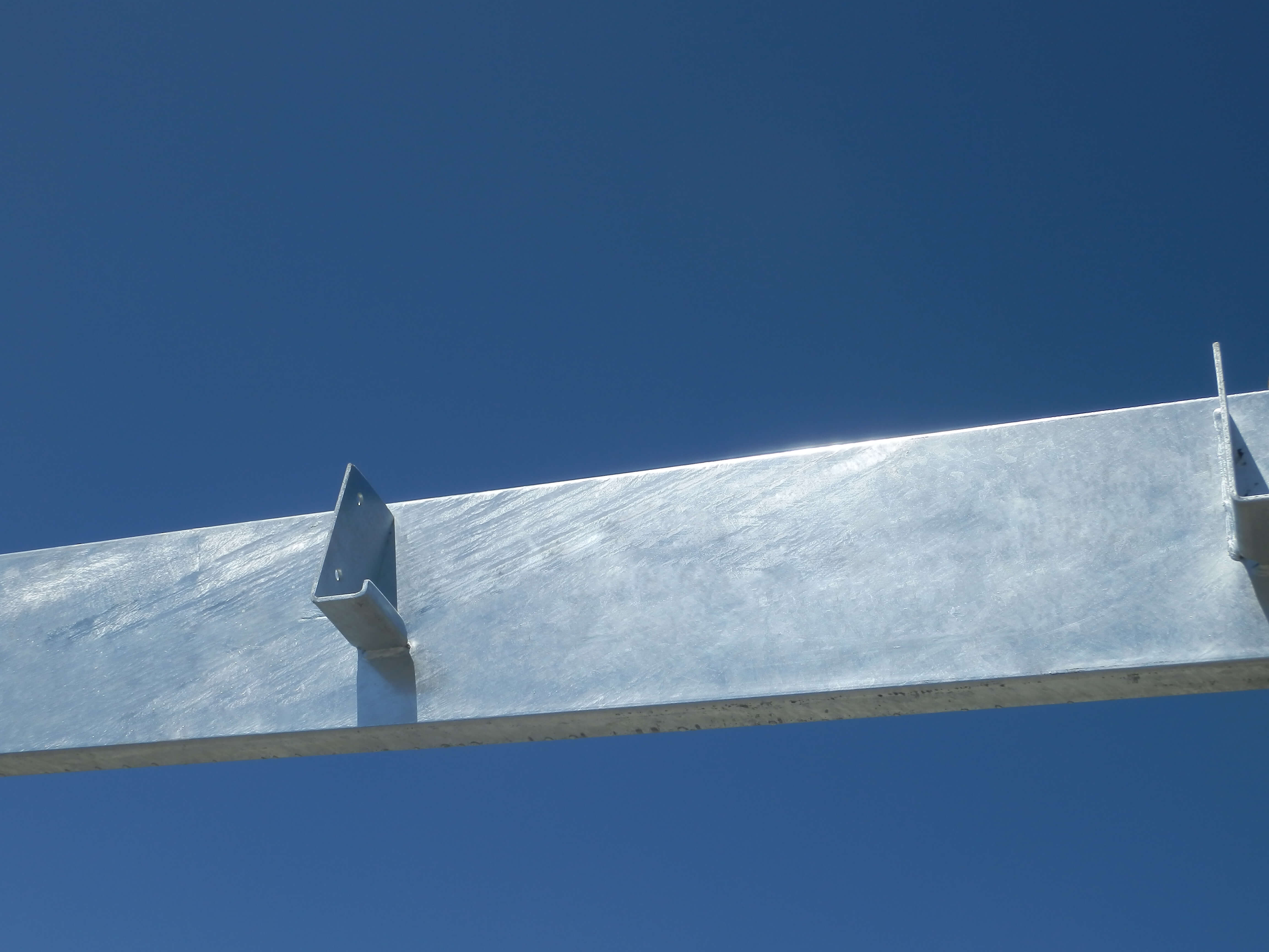 hot dip galvanised steel used to build Alpine Buildings structural sheds