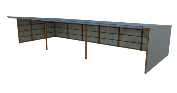Price of large kitset shed