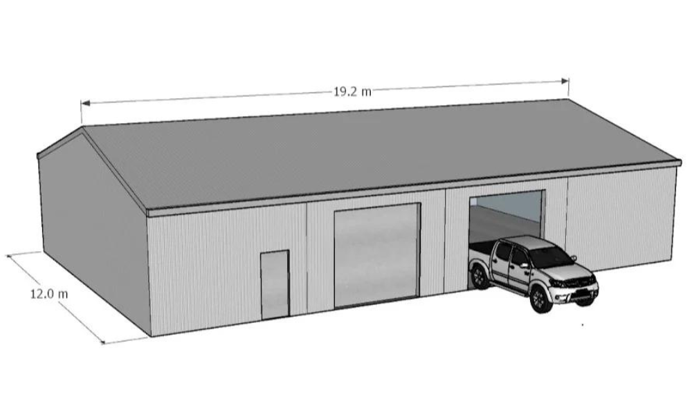 4-bay shed under $75,000