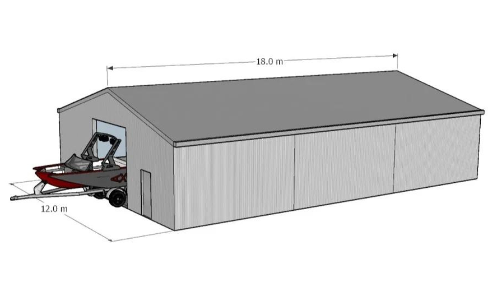 3-Bay shed under $75,000