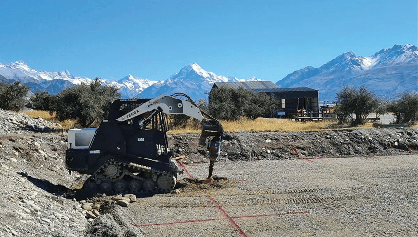 Site Works, Mt Cook