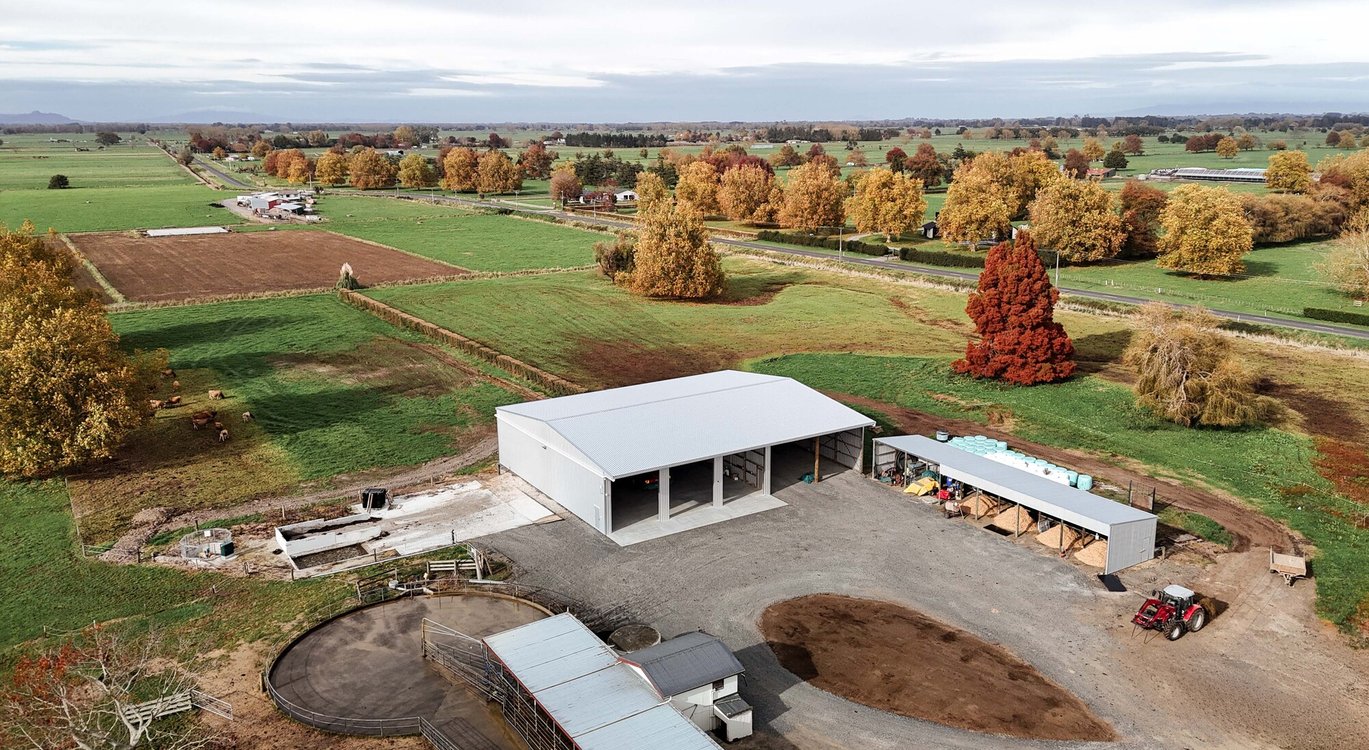 Kitset farm shed in NZ, installation