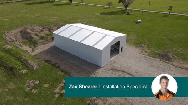Farm storage shed