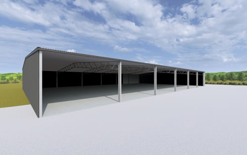 Steel Portal Implement Storage Alpine Buildings