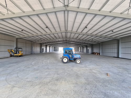 large structural Steel kitset shed by Alpine Buildings