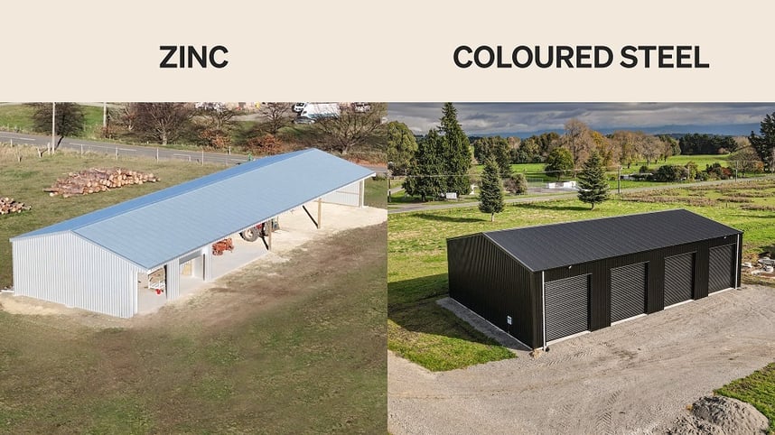Zinc v Coloured Steel