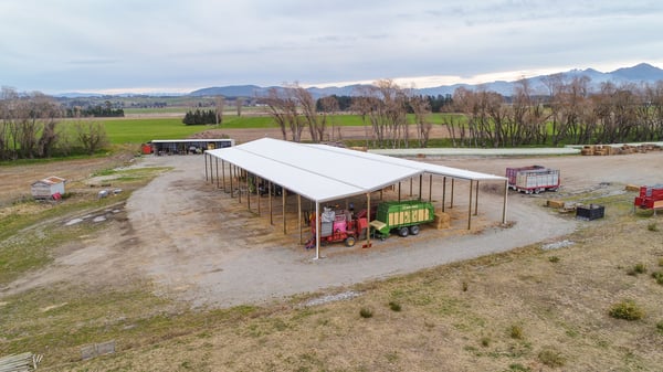 Hayshed from Alpine Buildings