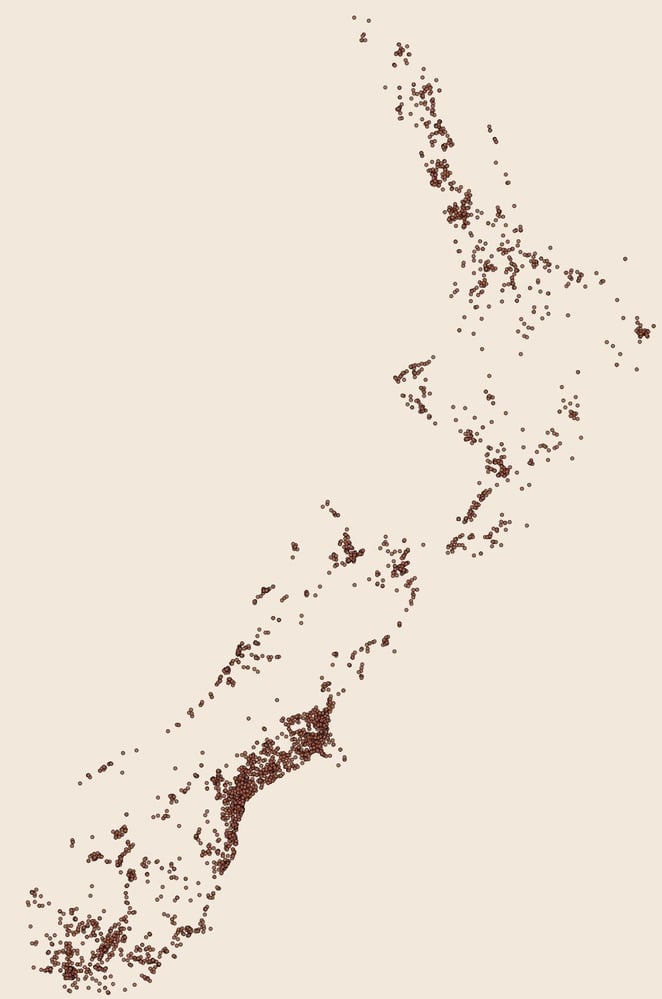 NZ Map Sheds