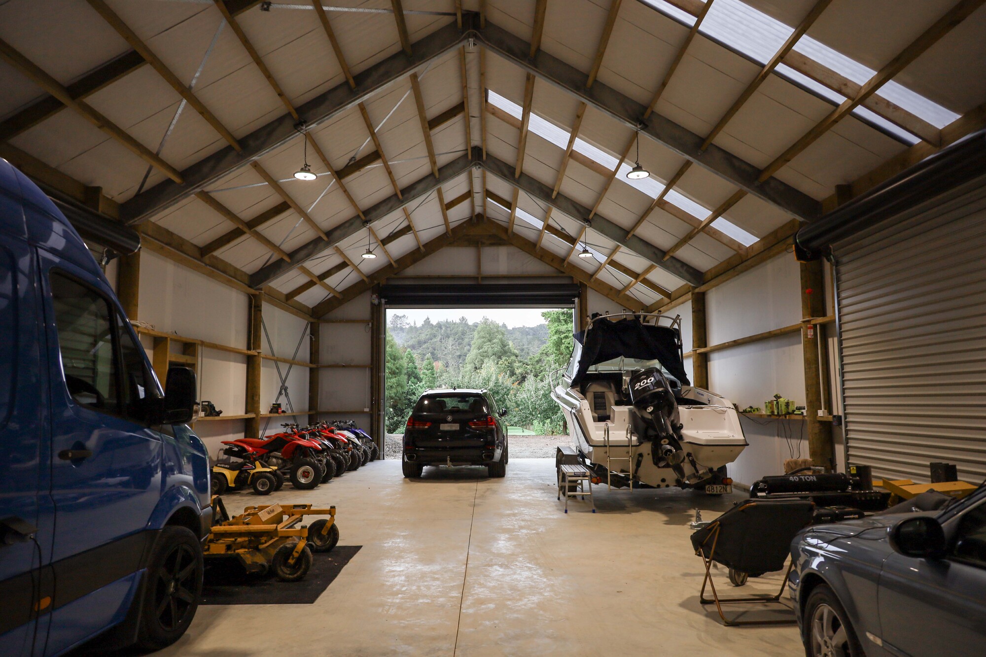 Alpine kitset shed boat storage, mancave