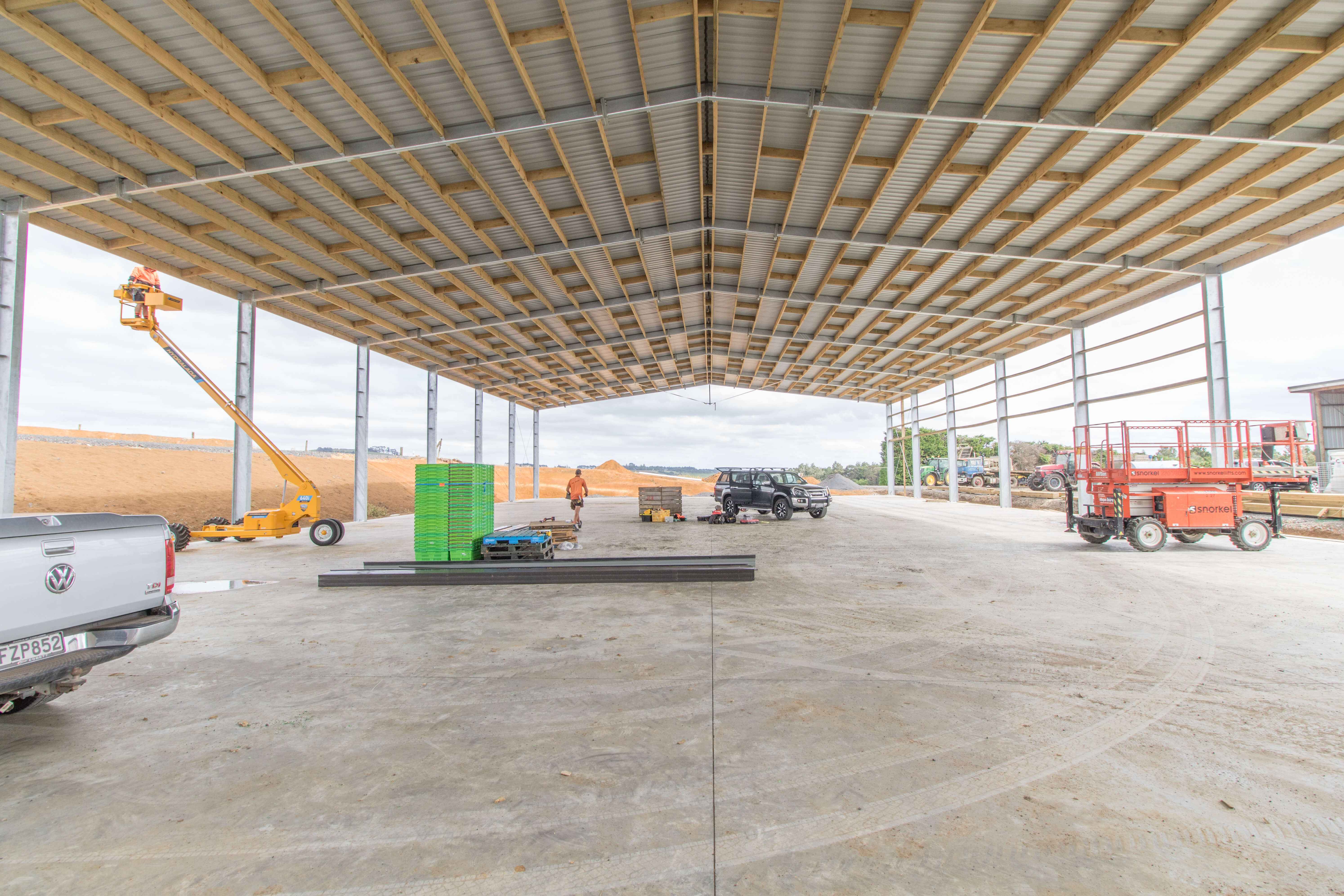We are experts for designing large clearspan sheds!