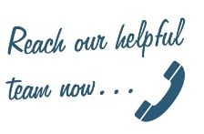 Reach our helpful team now