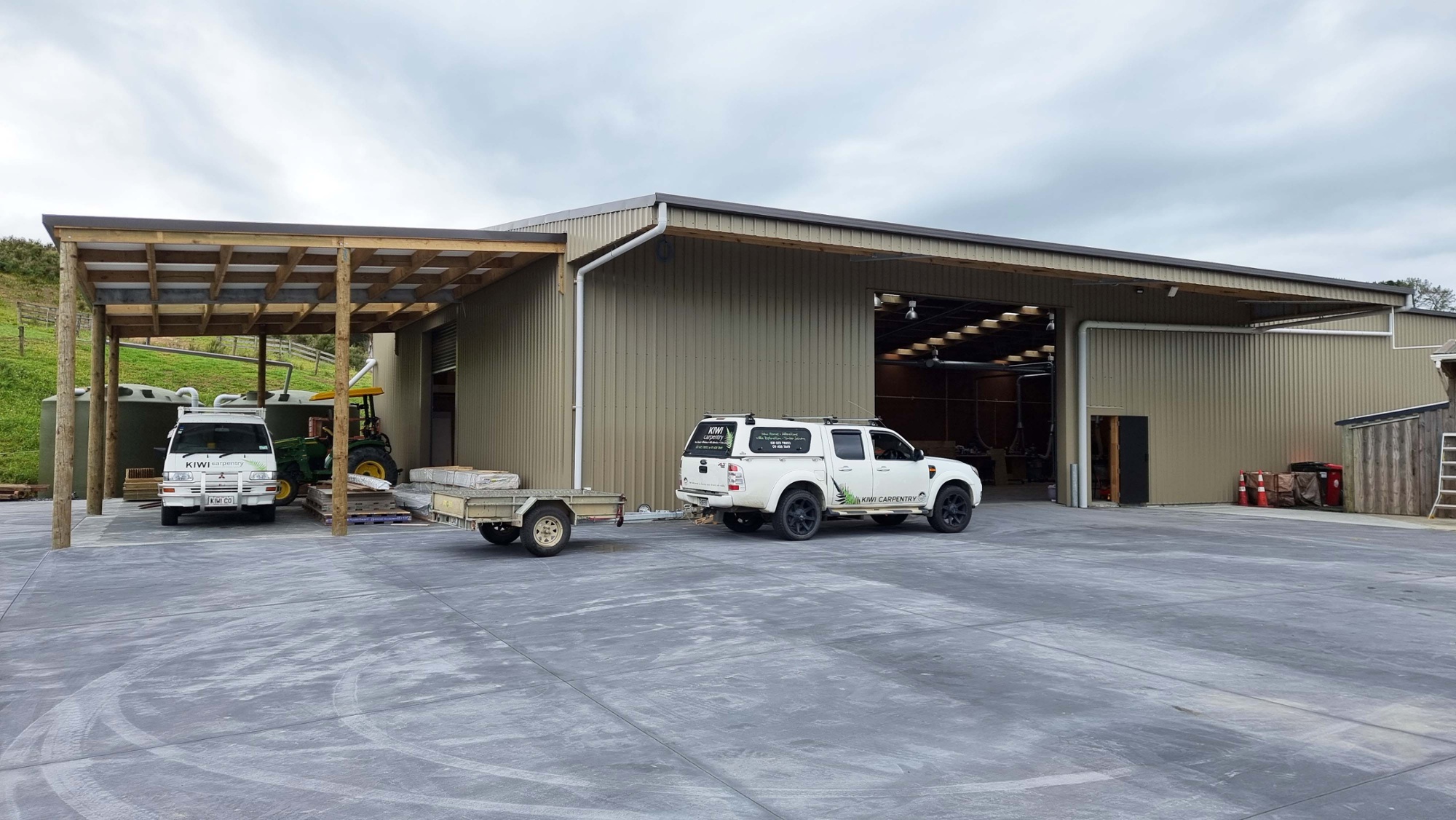 Large clearspan sheds nz