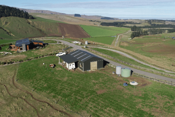 Sheds storing craft brewing equipment