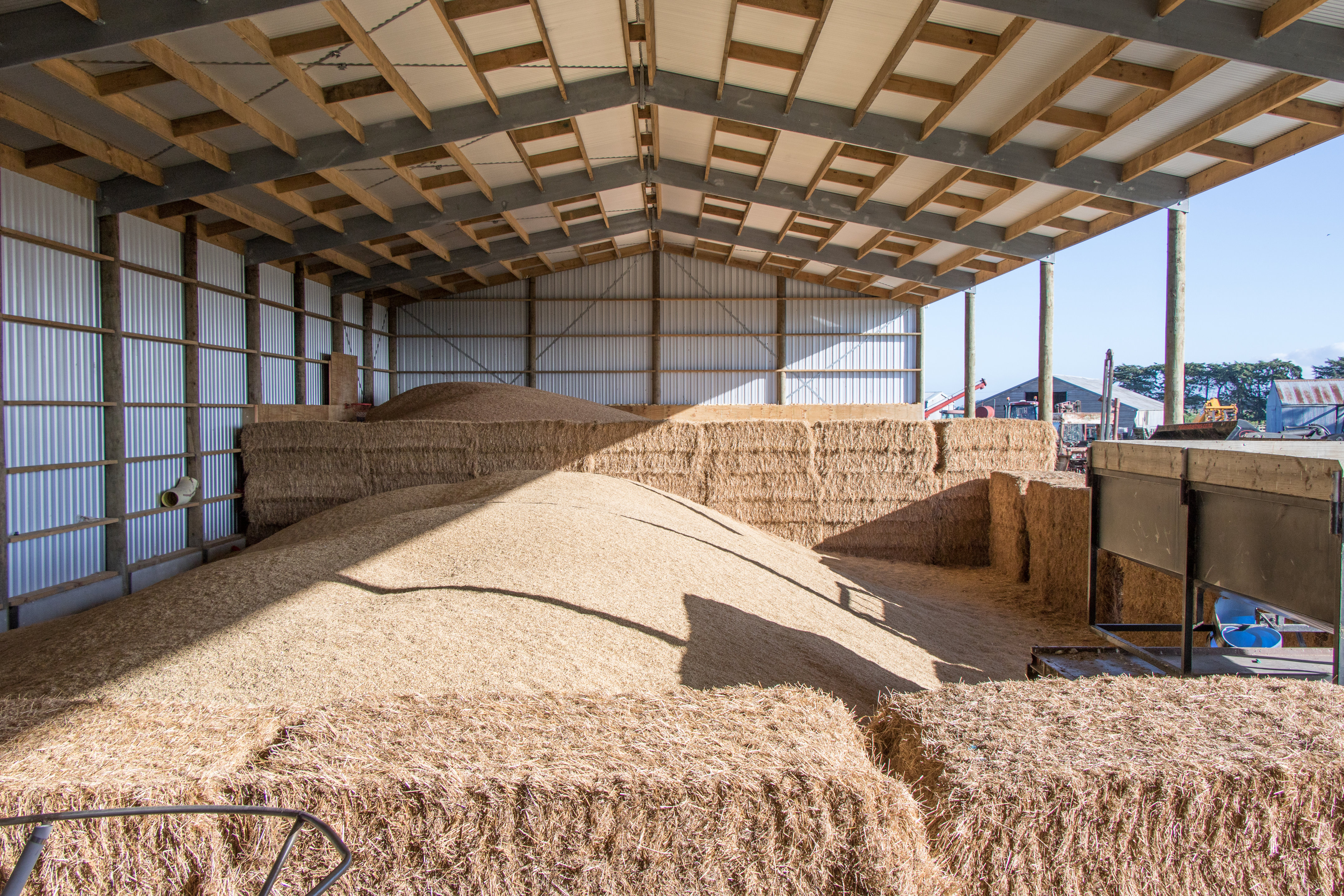 Examples of hay sheds