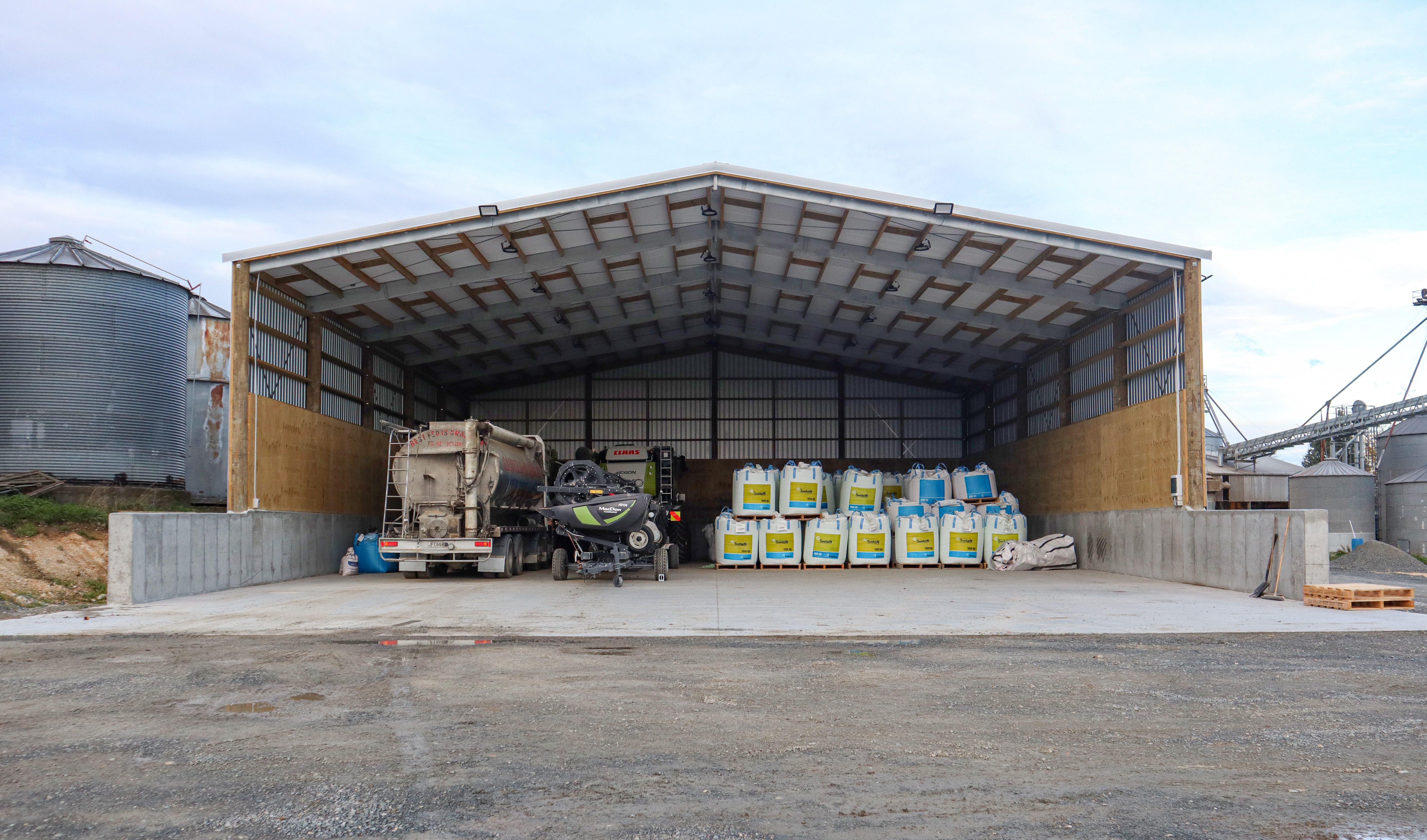 Best grain or fertiliser sheds