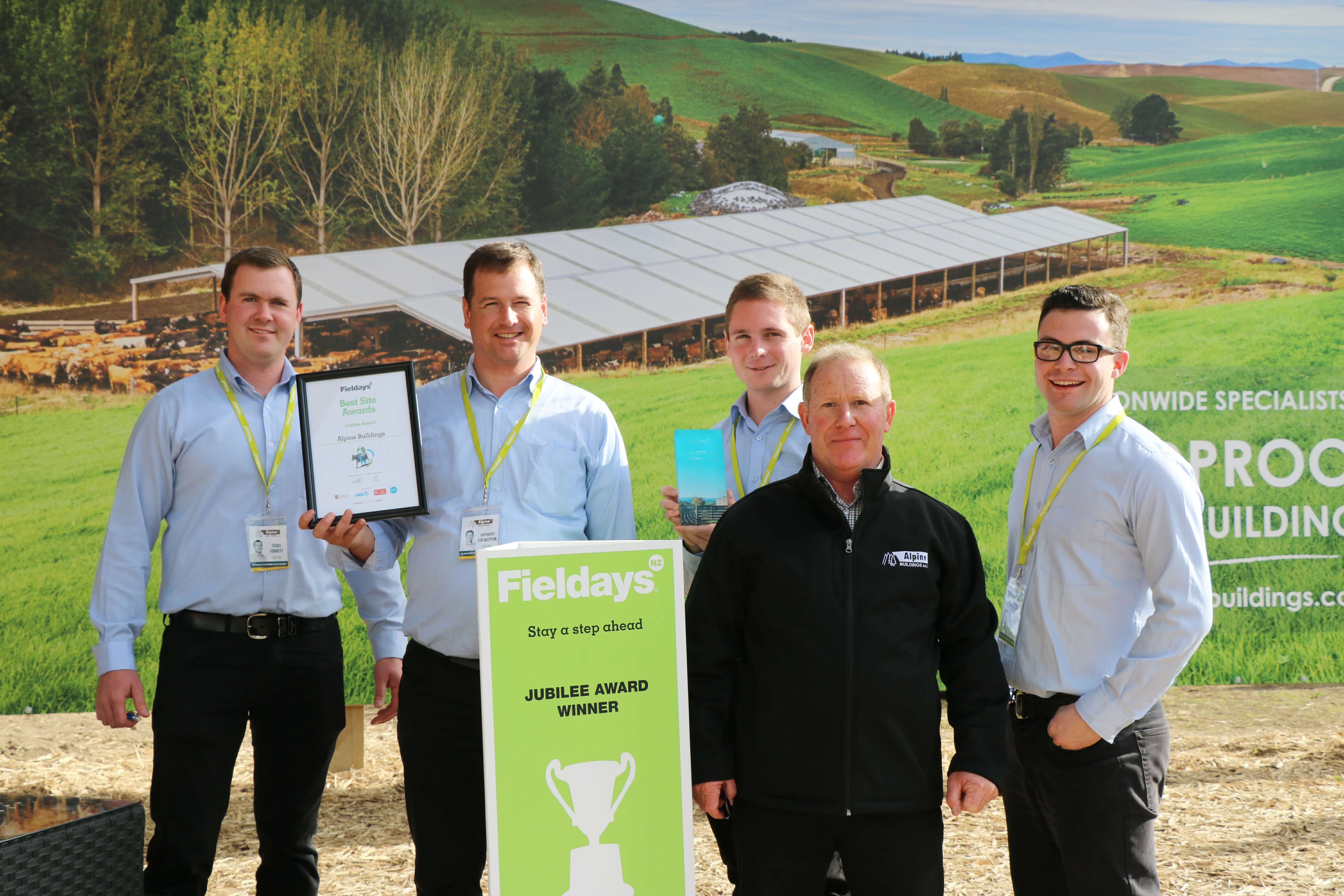 The Alpine Buildings Team at Mystery Creek Fieldays 2016! 