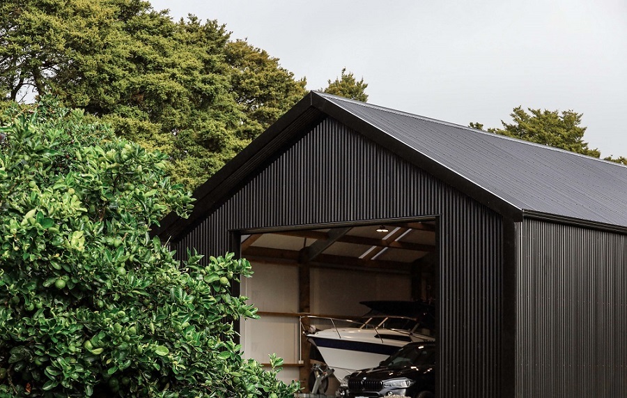 Custom lifestyle boat storage kitset shed
