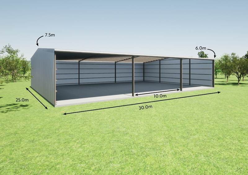 Steel Portal Range shed #4