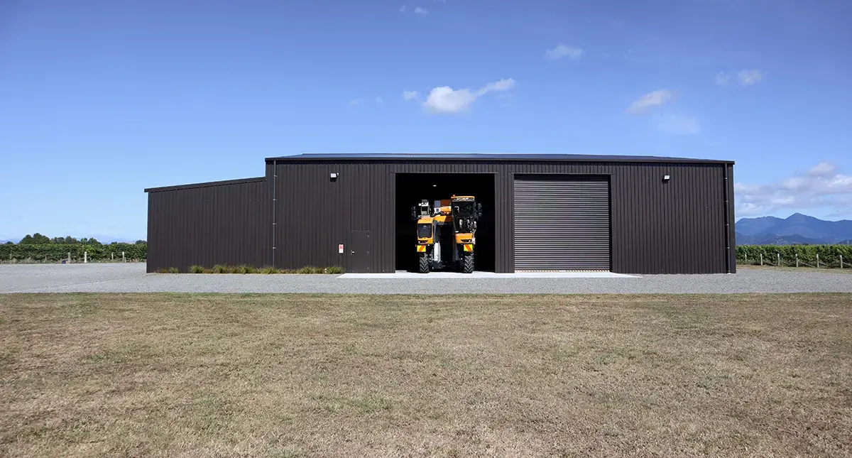 Vaughan rose, implement storage, ag, external