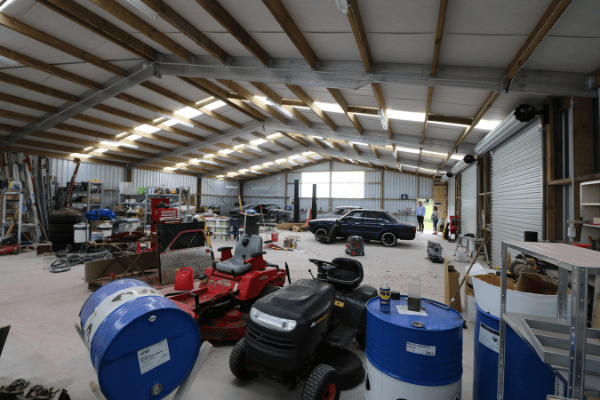 Our clearspan design helps maximise space in your workshop